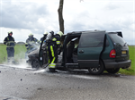 Prio 1 Brand Wegvervoer Auto Trekwei Driezum